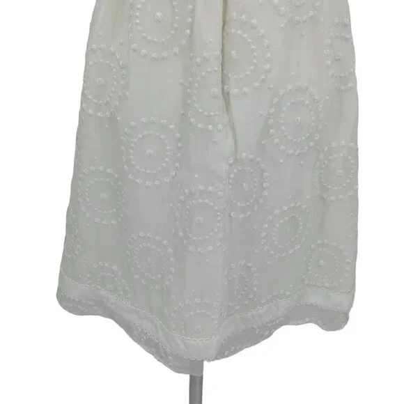 Lilly Pulitzer White Lace Sleeveless Sundress Size 8 Sheath Beach Wedding Silk - Picture 13 of 16